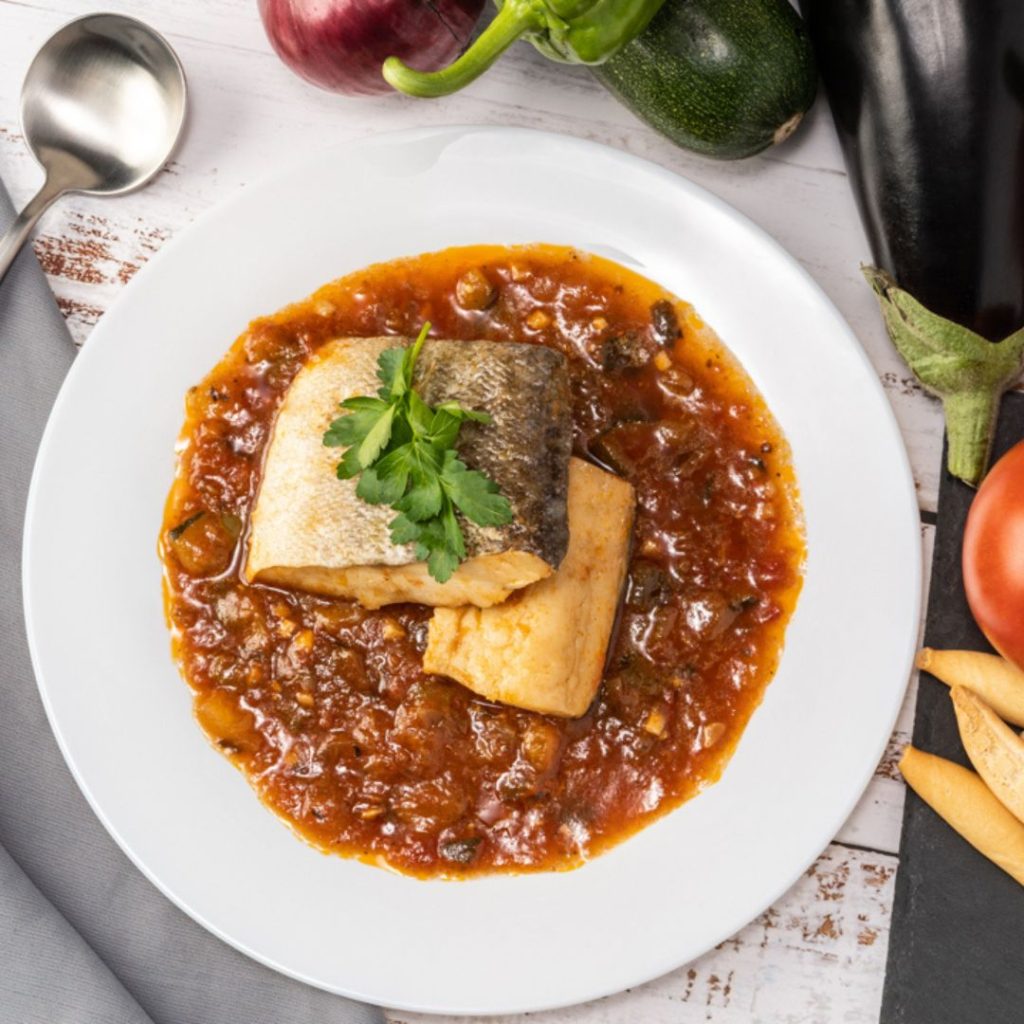 Bacalao pisto